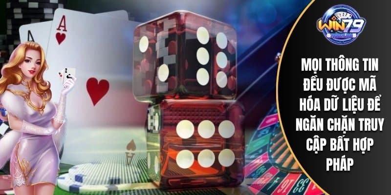 Mọi thông tin đều được mã hóa dữ liệu để ngăn chặn truy cập bất hợp pháp